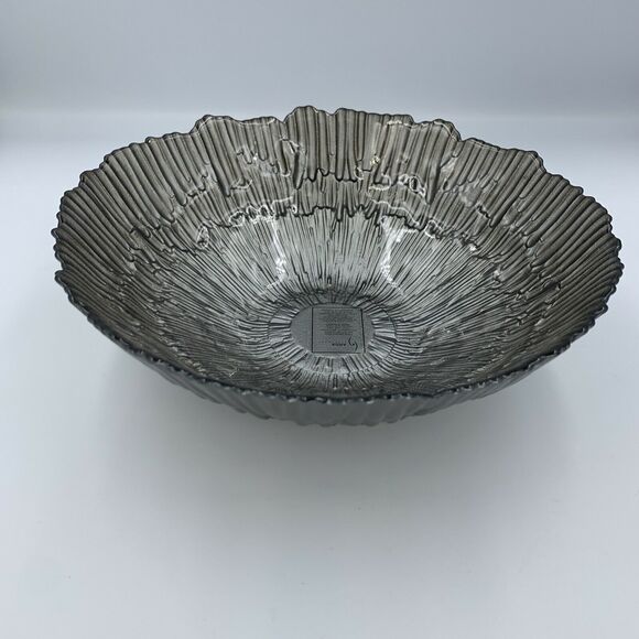 Arda Glassware Silver Handpainted Bowl - Picture 5 of 8